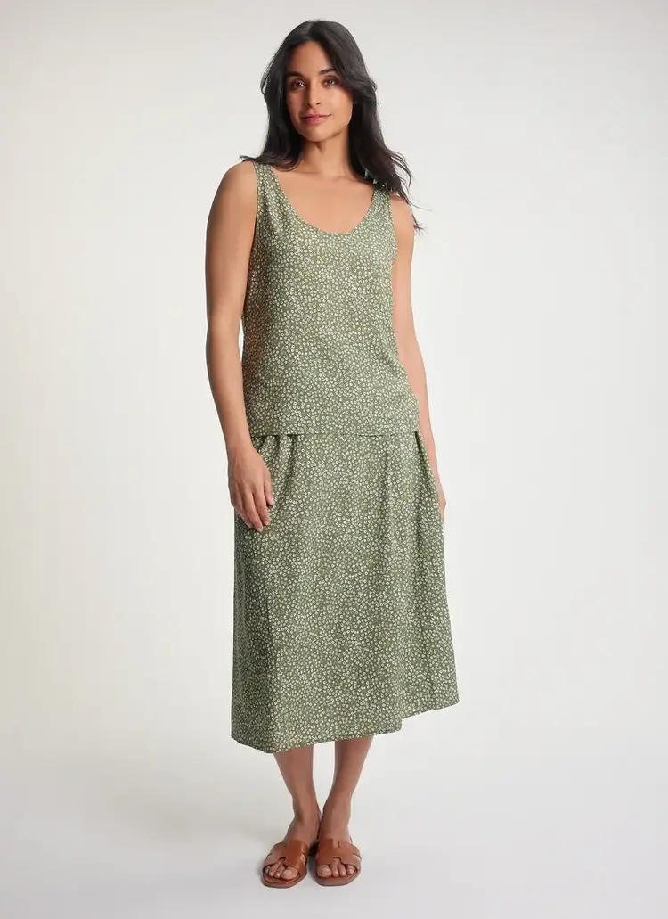 FIG WOMEN'S CHLOE TANK TOP | FLORA OLIVINE