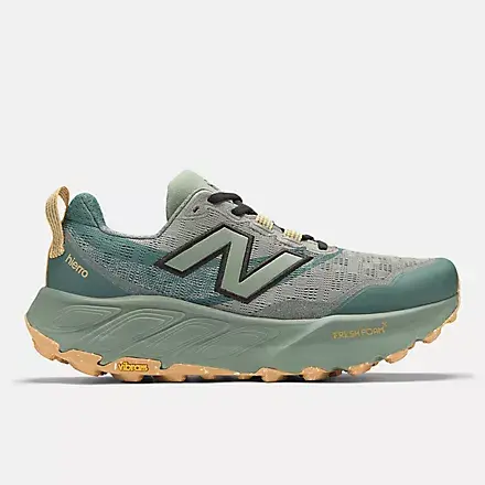 New Balance Men's FreshFoam Hierro v9 Trainers - Dark Juniper / Black / Dried Apricot