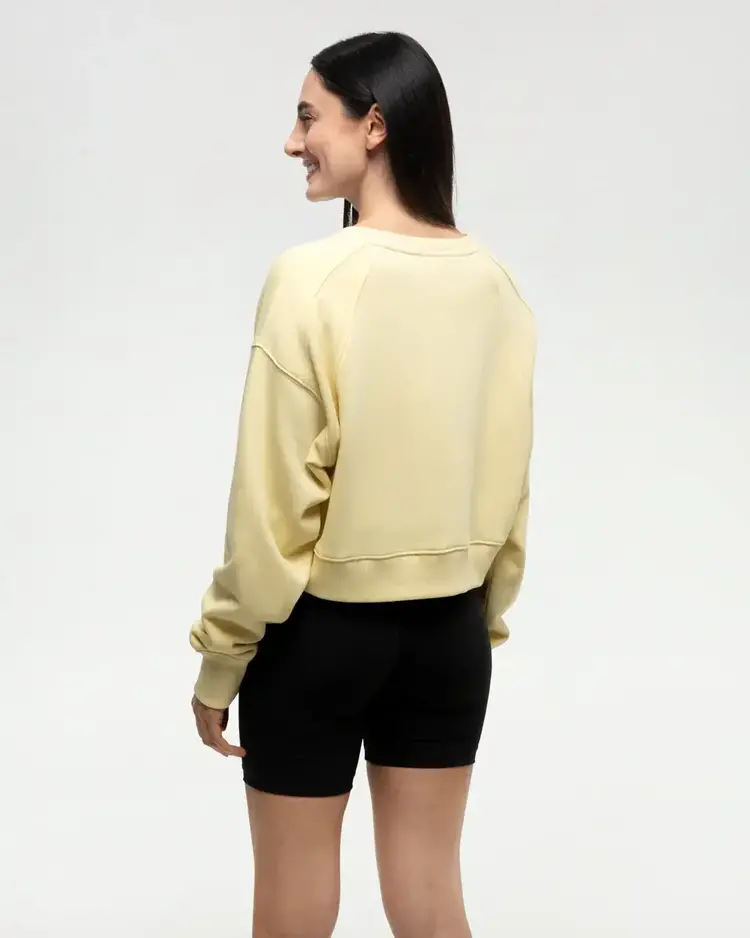 TENTREE WOMEN'S BLUFFS CROPPED CREW | SUNRAY