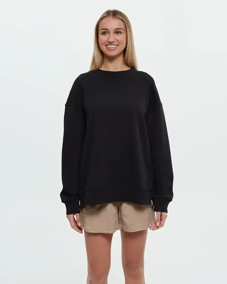 TENTREE WOMEN'S BLUFFS CREW | BLACK