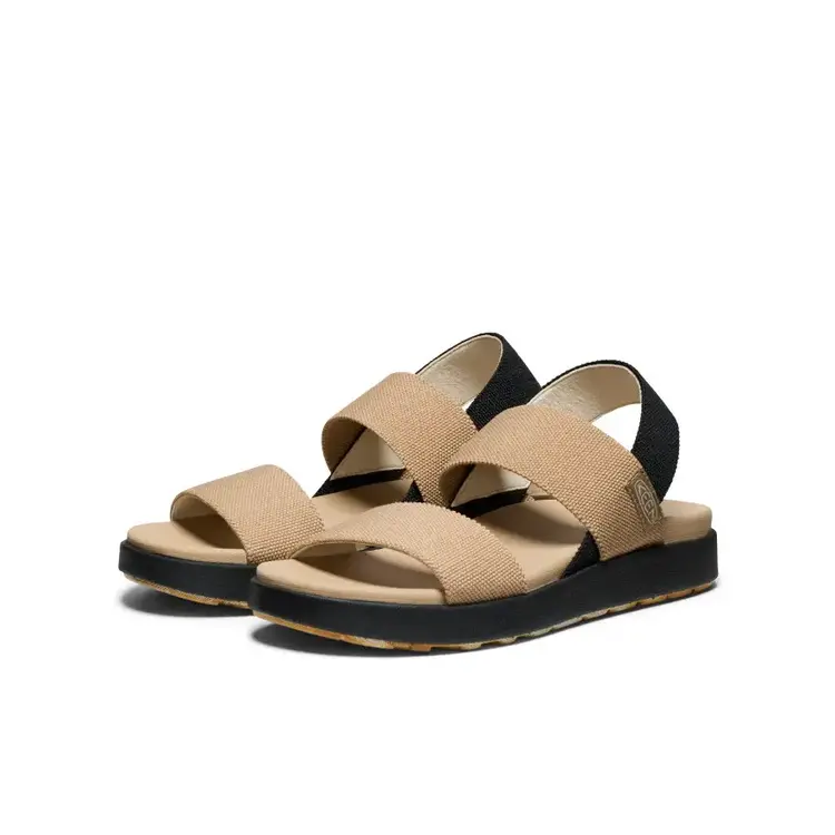 KEEN WOMEN'S ELLE BACKSTRAP SANDAL | CORNSTALK/BLACK