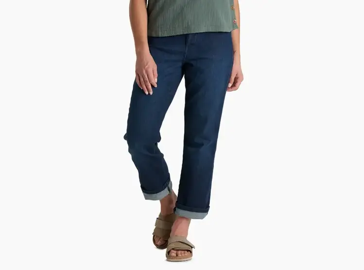 KUHL WOMEN'S KONTOUR BOYFRIEND DENIM | MIDNIGHT