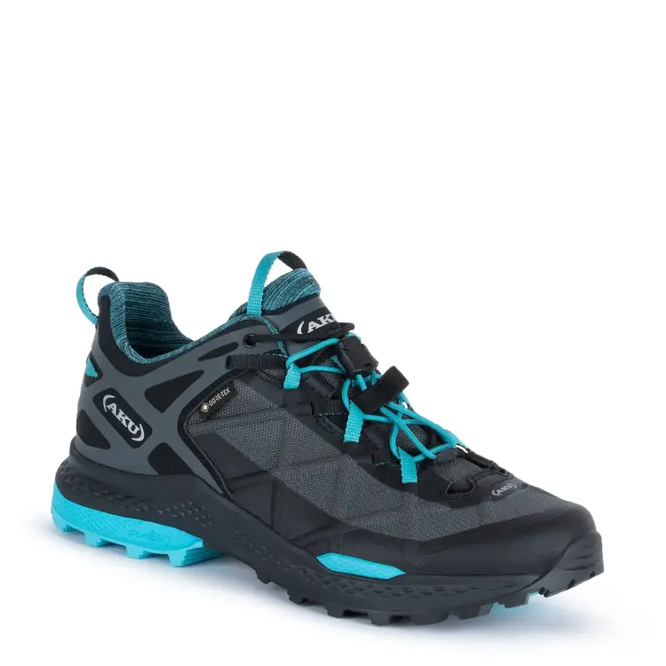 AKU WOMEN'S ROCKET DFS GTX | BLK/TURQUOISE