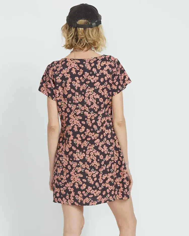 VOLCOM WOMEN'S CRUNK PUNK DRESS | BLACK