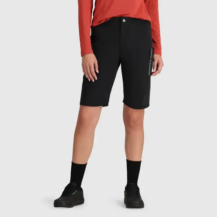OUTDOOR RESEARCH WOMEN'S FREEWHEEL MTB RIDE SHORTS | BLACK