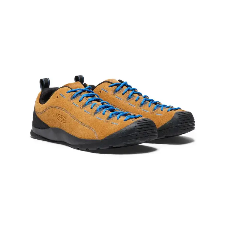 KEEN MEN'S JASPER SUEDE SNEAKERS | SPICE/BLUE