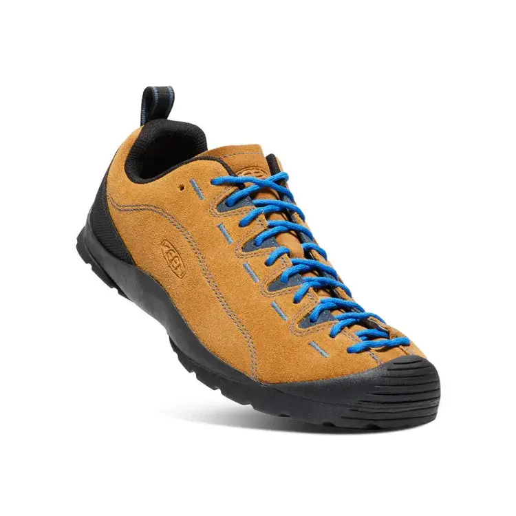KEEN MEN'S JASPER SUEDE SNEAKERS | SPICE/BLUE