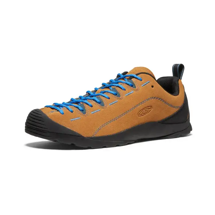 KEEN MEN'S JASPER SUEDE SNEAKERS | SPICE/BLUE