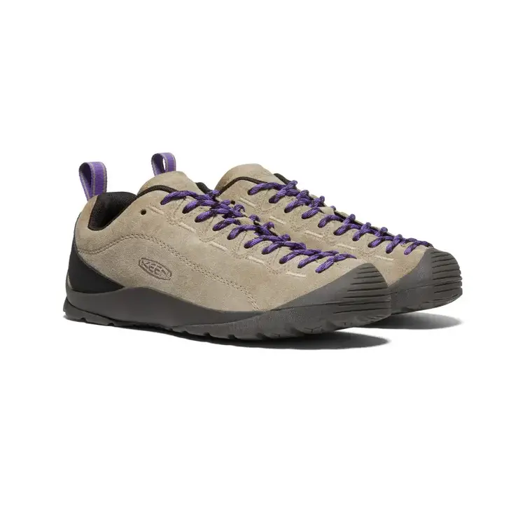 KEEN WOMEN'S JASPER SUEDE SEAKERS | BRINDLE/PURPLE
