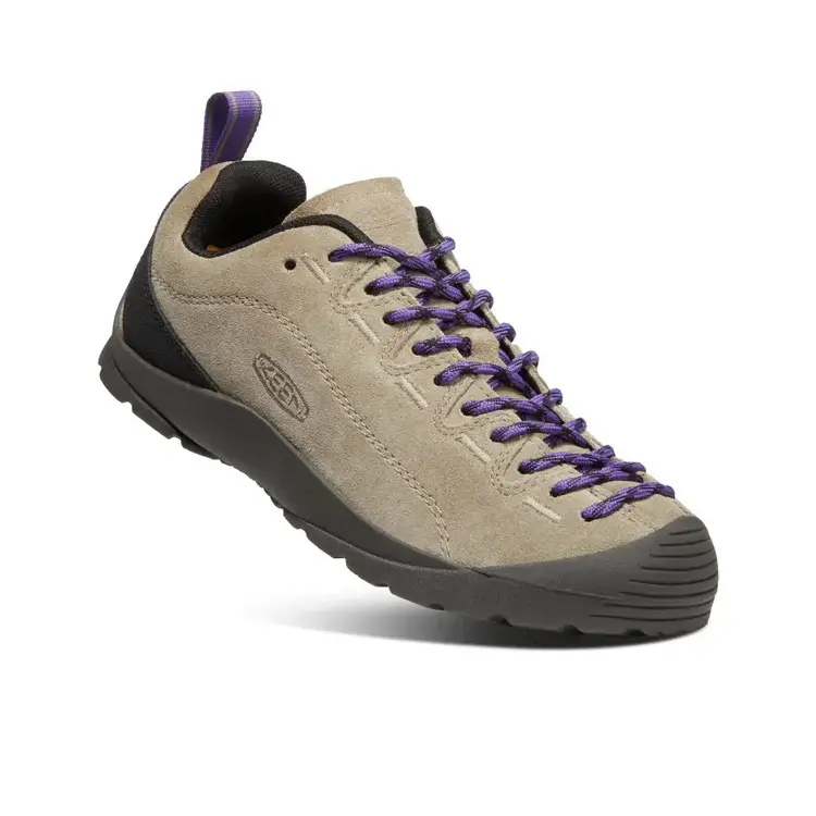 KEEN WOMEN'S JASPER SUEDE SEAKERS | BRINDLE/PURPLE
