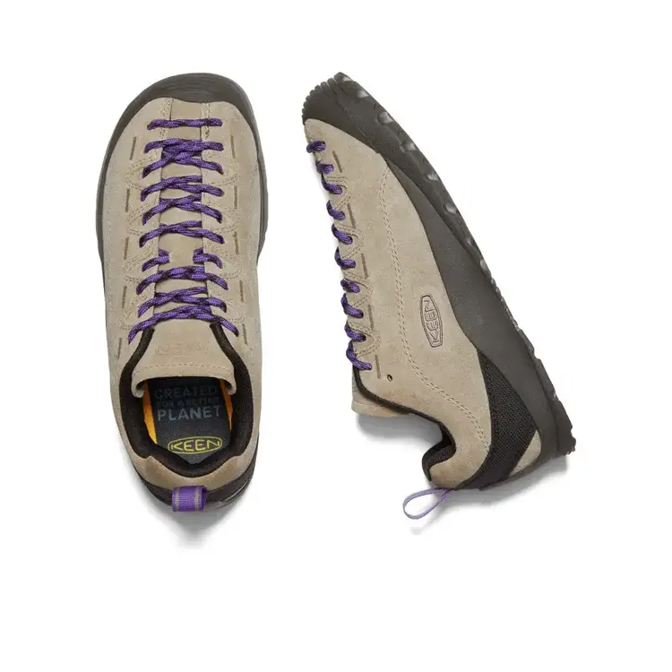 KEEN WOMEN'S JASPER SUEDE SEAKERS | BRINDLE/PURPLE