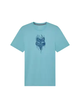 FOX MEN'S BARK TECH TEE | VINTAGE WASH BLUE