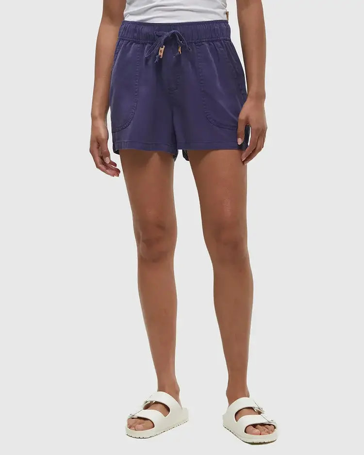 TENTREE WOMEN'S TENCEL INSTOW SHORT | INDIGO TIDE