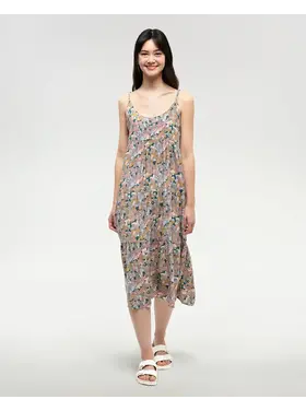 TENTREE WOMEN'S ECOWOVEN CREPE HOPEWELL DRESS | MAUVE