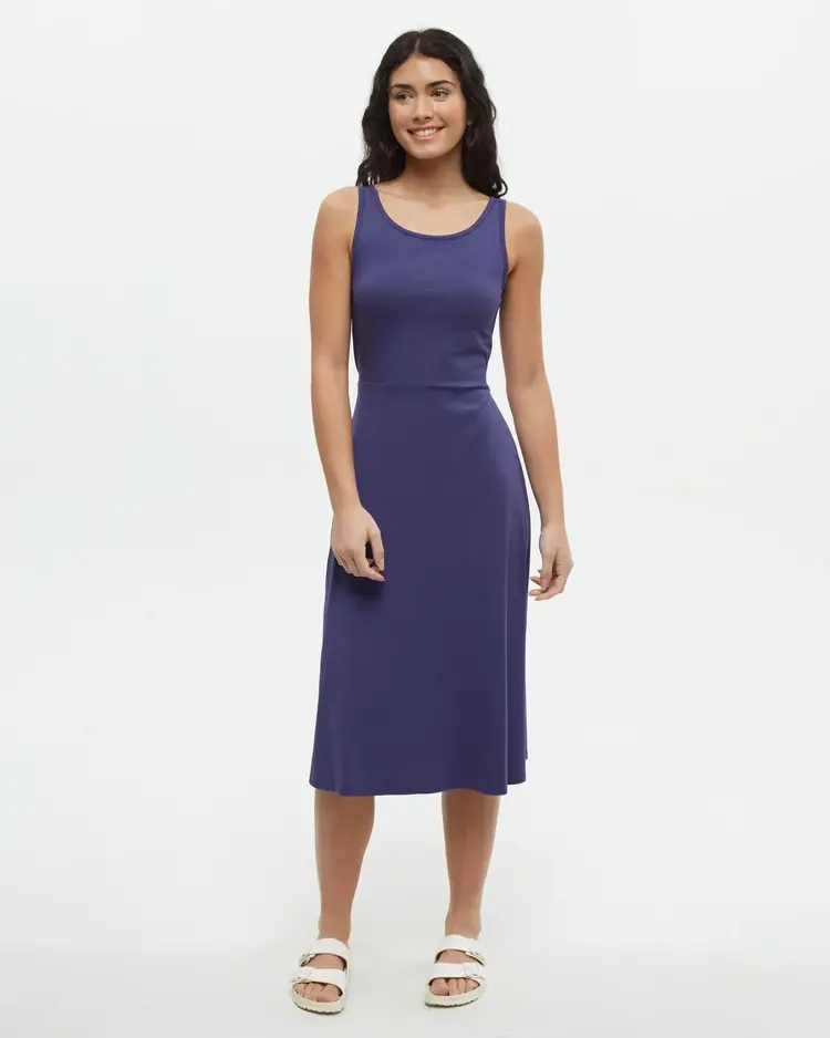 TENTREE WOMEN'S CAVELL DRESS | INDIGO TIDE