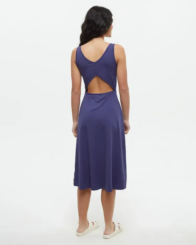 TENTREE WOMEN'S CAVELL DRESS | INDIGO TIDE