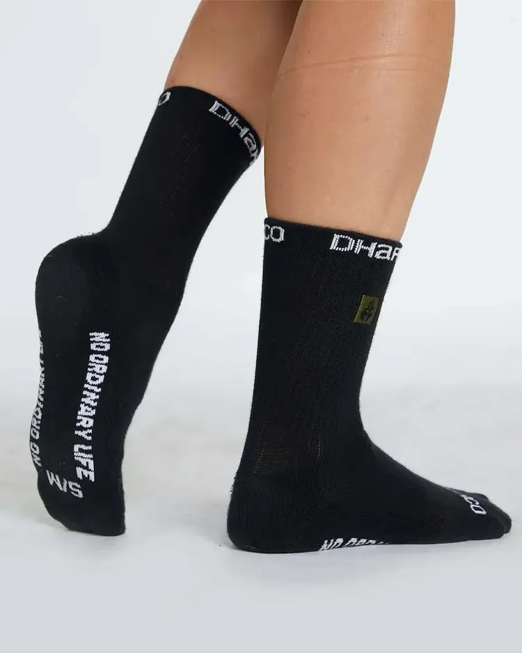 DHARCO DHARCO CREW SOCKS | BLACK