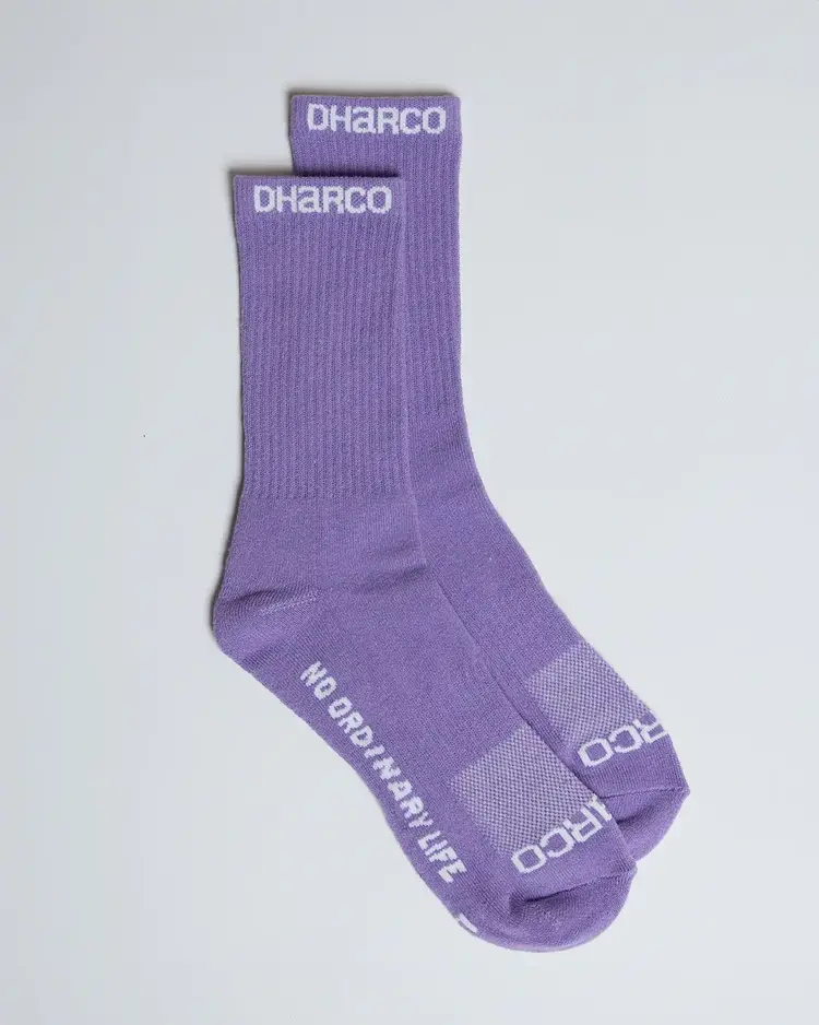 DHARCO CREW SOCKS | PURPLE HAZE