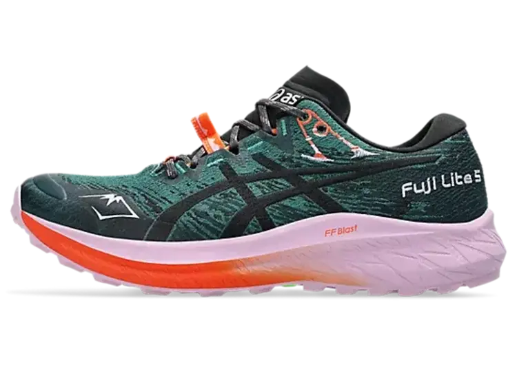 ASICS WOMEN'S FUJI LITE 5 | RAINY LAKE/BLACK