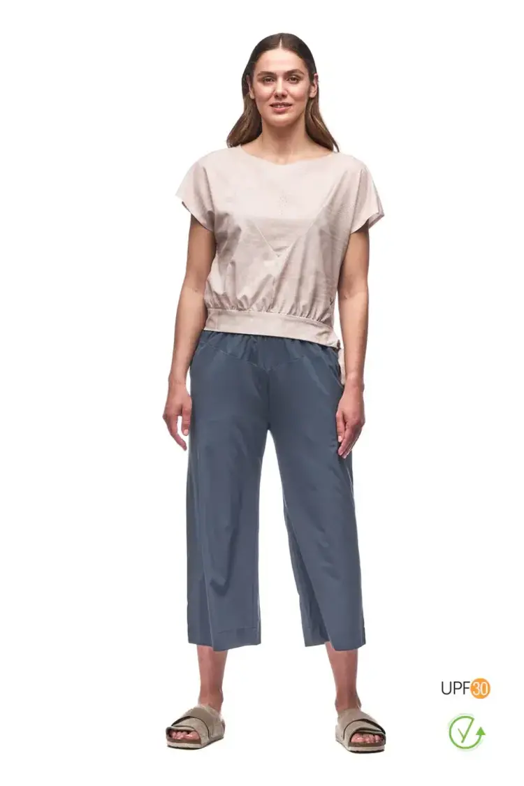 INDYEVA WOMEN'S ALESTE TOP | BEACH SLATE