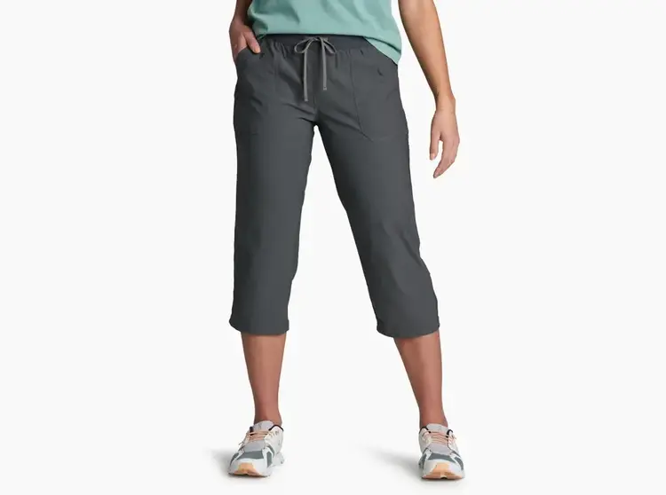 KUHL WOMEN'S TREKR PULL-ON KAPRI | CHARCOAL