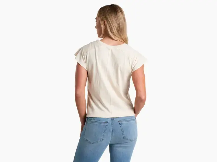 KUHL WOMEN'S SHILO S/S | IVORY