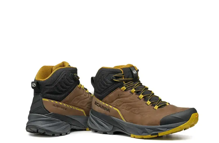 SCARPA MEN'S RUSH 2 PRO MID GTX | BROWN/SULPHUR