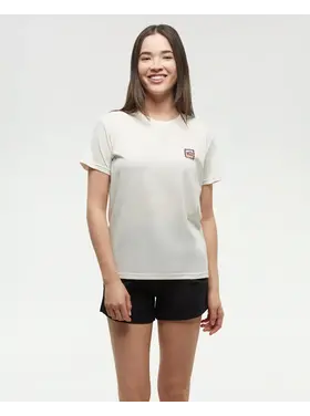 TENTREE WOMEN'S EMERALD EDGE ARCH T-SHIRT | UNDYED