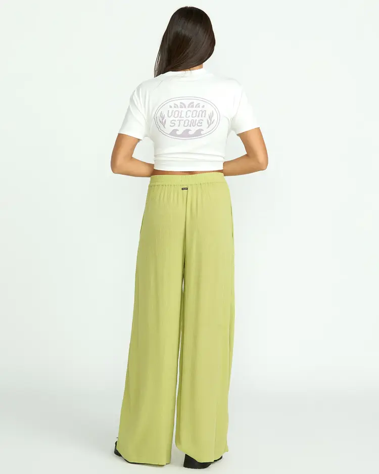 VOLCOM WOMEN'S STONESHINE JUNKI PANT | PEA GREEN