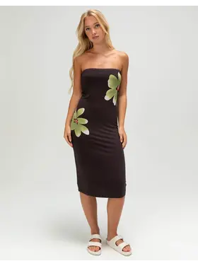 VOLCOM WOMEN'S STARSTONE GLOW DRESS | BLACK