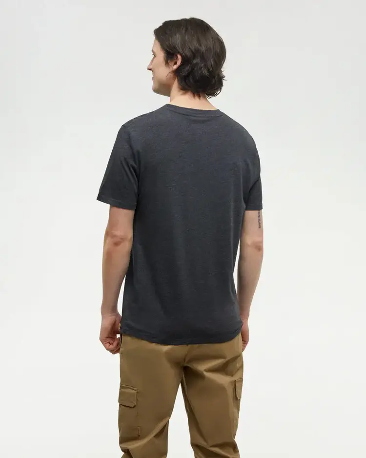 TENTREE MEN'S JUNIPER CORK PATCH T-SHIRT | BLACK