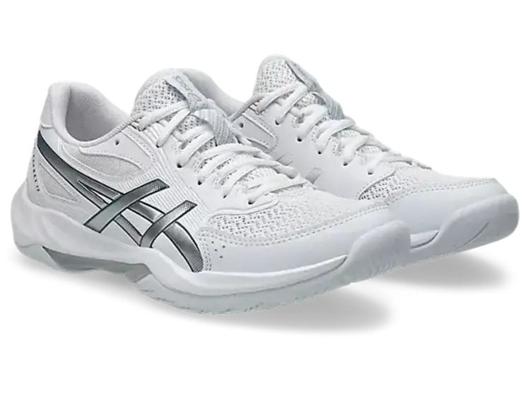 ASICS WOMEN'S GEL-ROCKET 12 | WHITE/SILVER