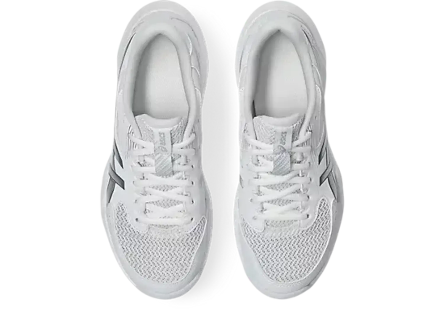 ASICS WOMEN'S GEL-ROCKET 12 | WHITE/SILVER - Gerick Sports