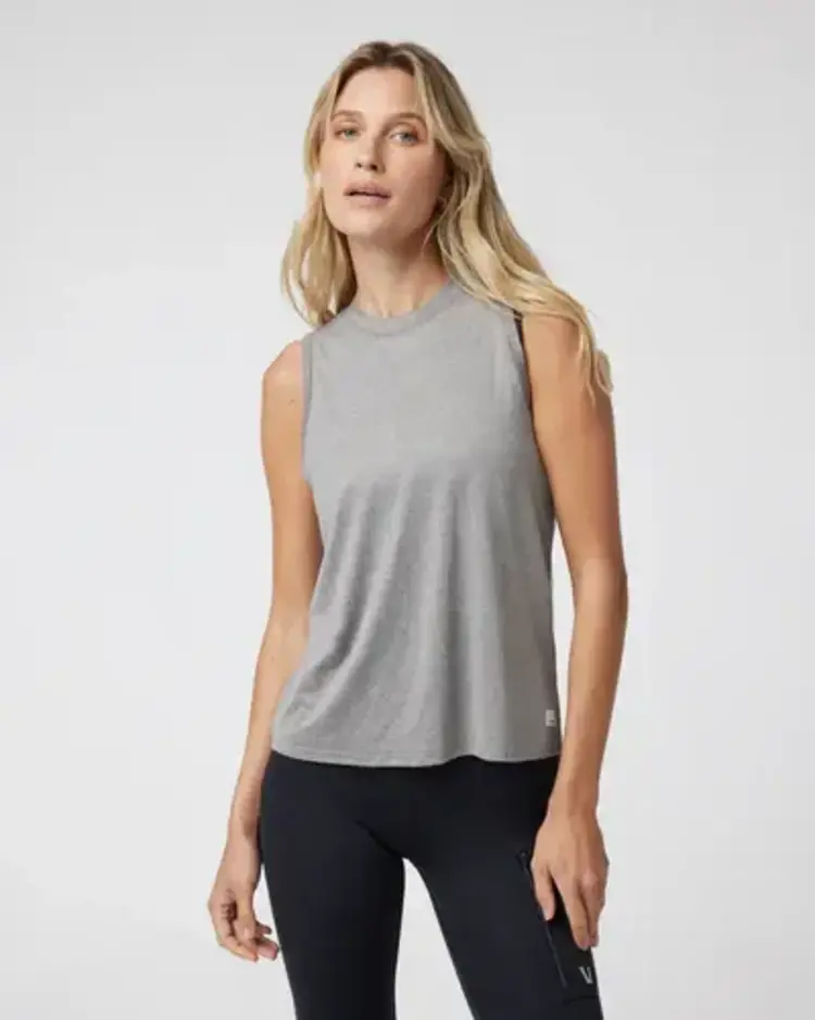 VUORI WOMEN'S ENERGY TOP - LONG | HTHR GREY