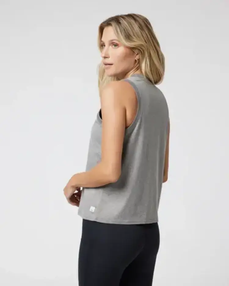 VUORI WOMEN'S ENERGY TOP - LONG | HTHR GREY