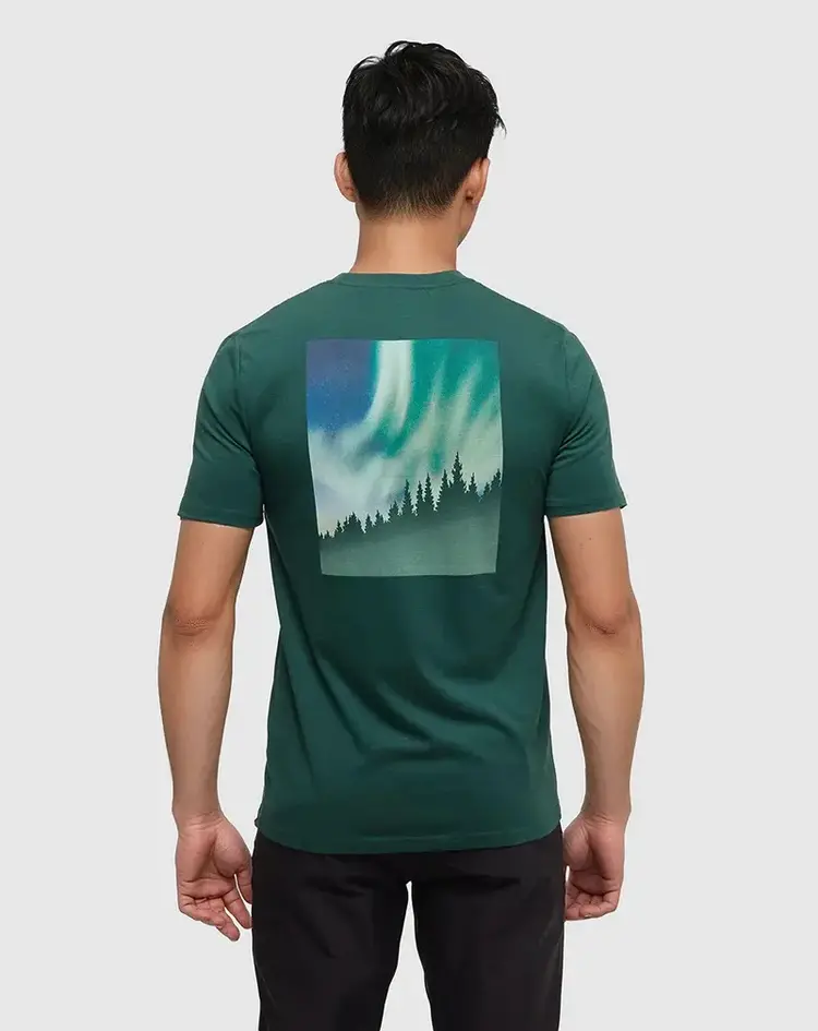 TENTREE MEN'S AURORA T-SHIRT | FOREST PINE