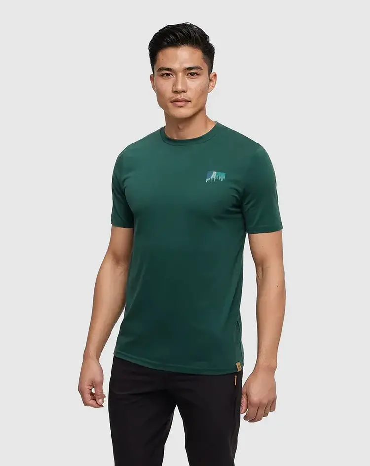 TENTREE MEN'S AURORA T-SHIRT | FOREST PINE