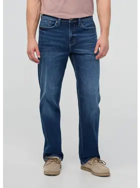 DUER MEN'S PERFORMANCE DENIM+ RELAXED STRAIGHT | PRAIRIE INDIGO
