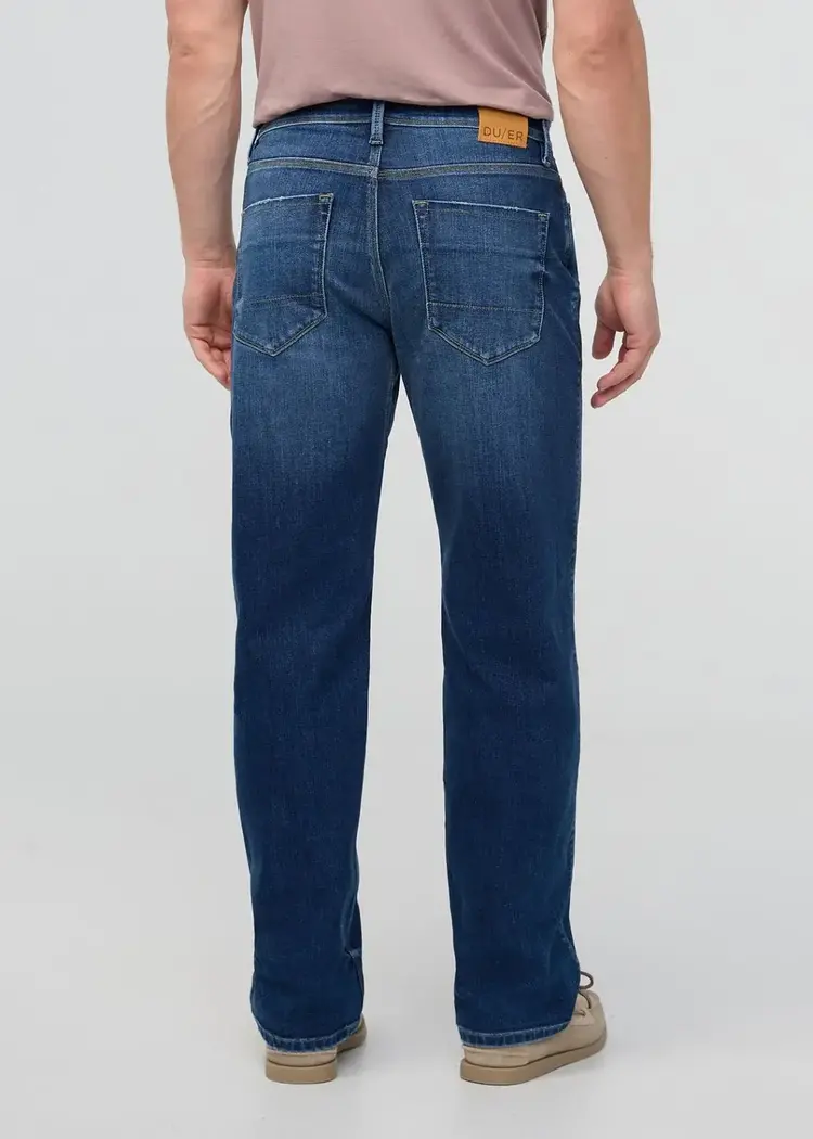 DUER MEN'S PERFORMANCE DENIM+ RELAXED STRAIGHT | PRAIRIE INDIGO