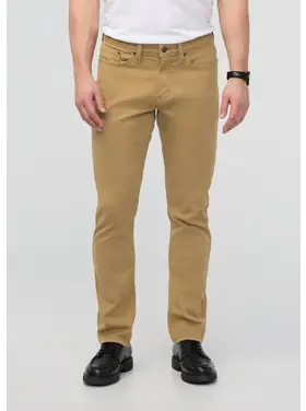 DUER MEN'S NO SWEAT RELAXED TAPER PANT | CAMEL