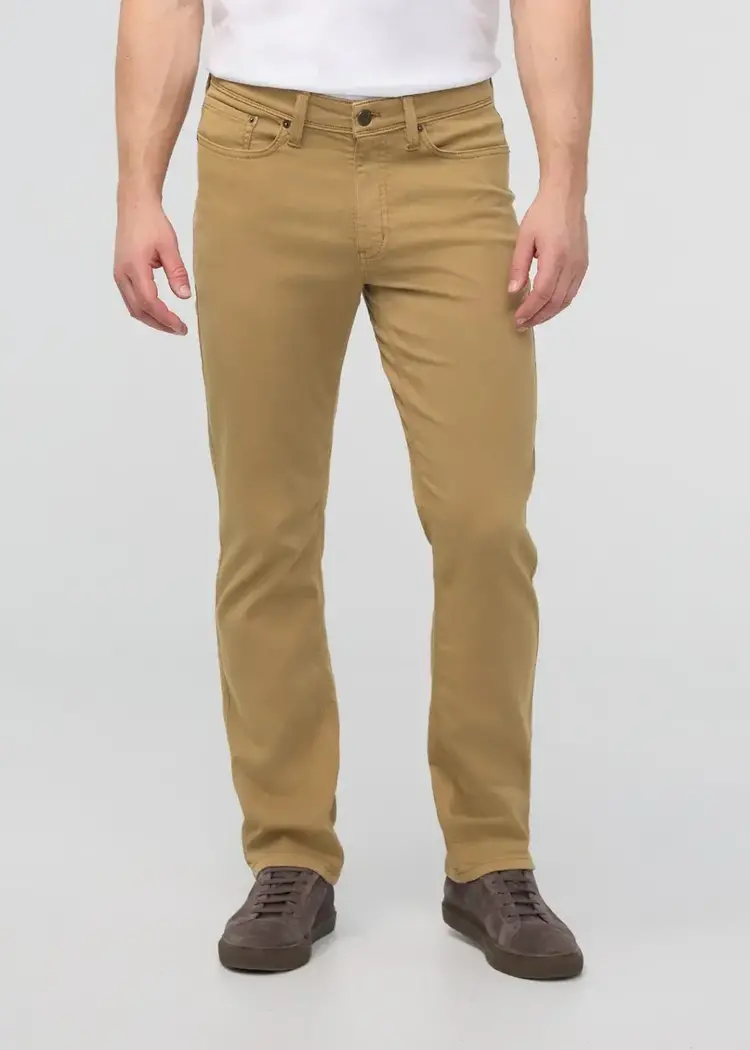 DUER MEN'S NO SWEAT STRAIGHT PANT | CAMEL