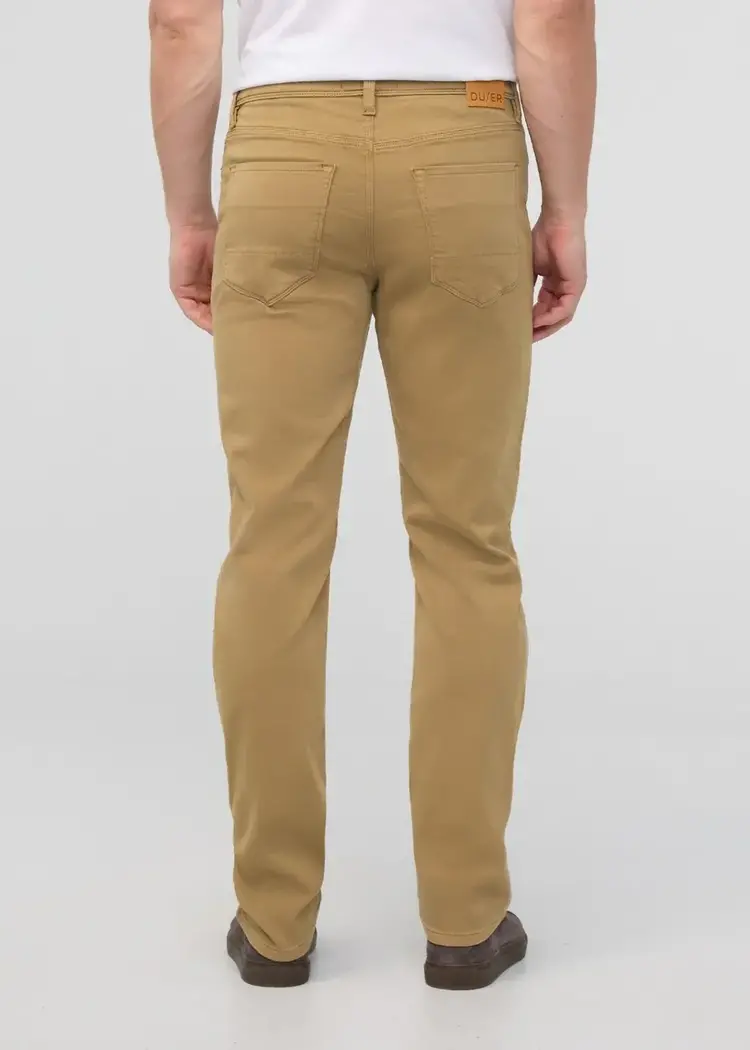 DUER MEN'S NO SWEAT STRAIGHT PANT | CAMEL