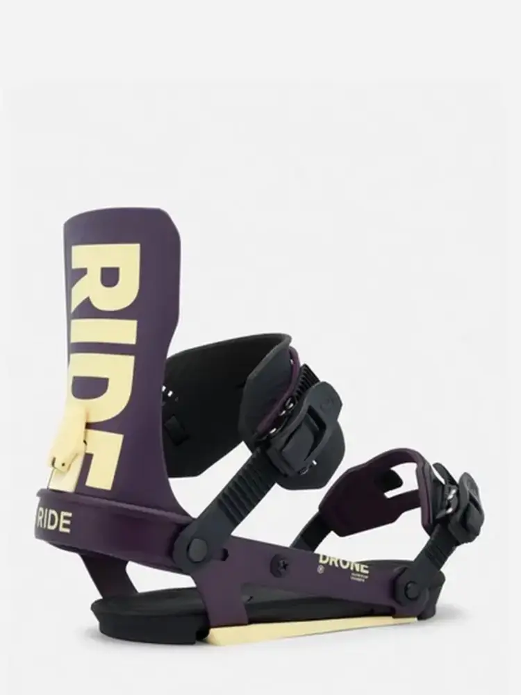 RIDE DRONE MEN'S SNOWBOARD BINDINGS | PURPLE