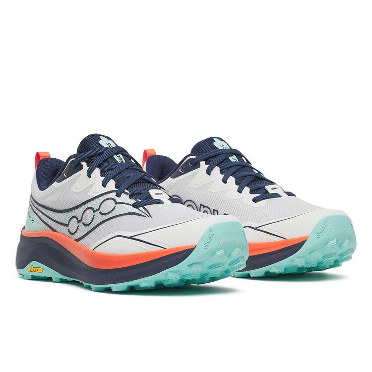 SAUCONY WOMEN'S PEREGRINE 16 | WHITE/NAVY