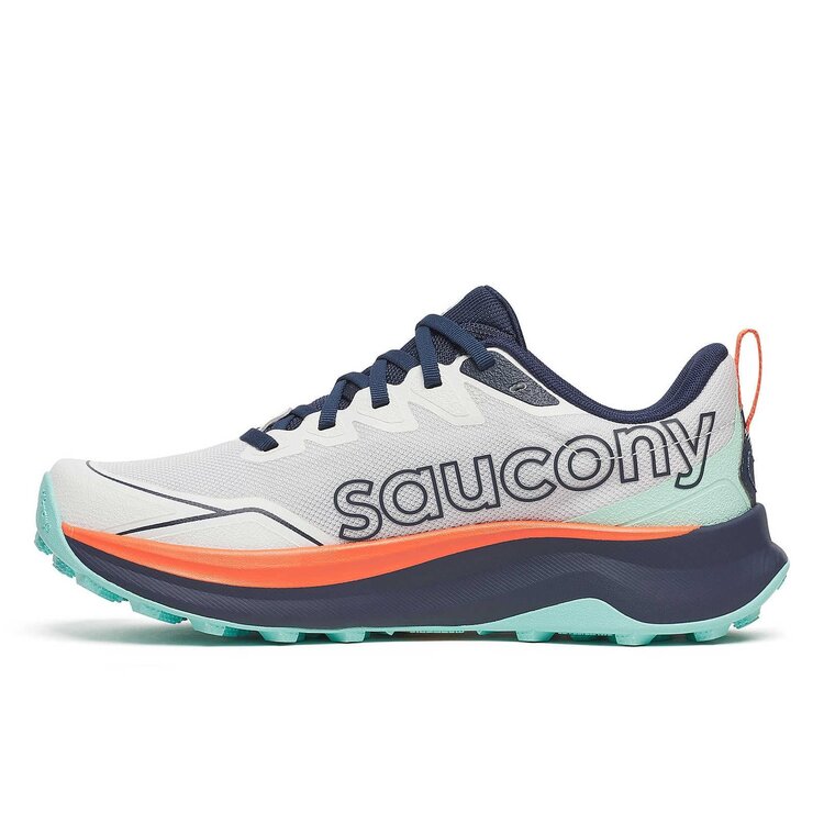 SAUCONY WOMEN'S PEREGRINE 16 | WHITE/NAVY