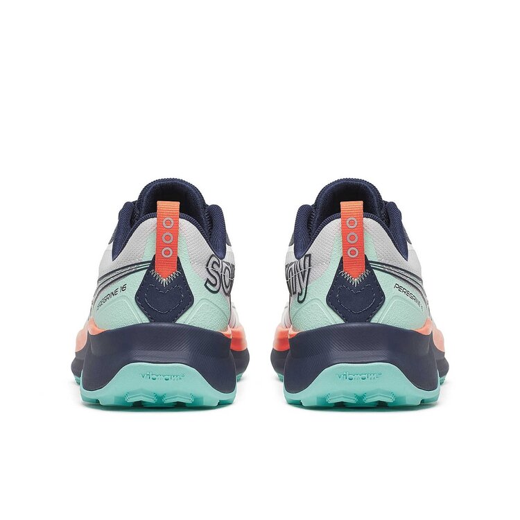 SAUCONY WOMEN'S PEREGRINE 16 | WHITE/NAVY