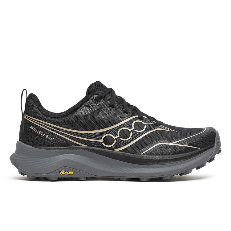 SAUCONY WOMEN'S PEREGRINE 16 | BLACK/CARBON