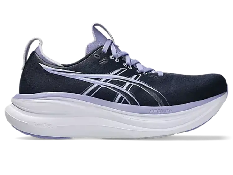ASICS WOMEN'S GEL-NIMBUS 28 | MIDNIGHT/BLUEBELL
