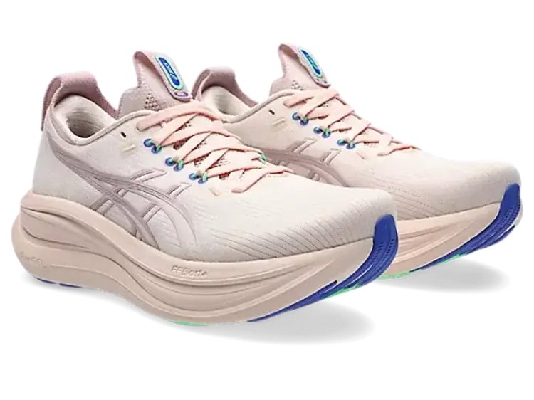 ASICS WOMEN'S GEL-NIMBUS 28 | PEARL PINK/MORGANITE