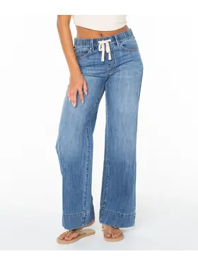 ROXY WOMEN'S FINLEY PANT | ZONE OUT DENIM WASH
